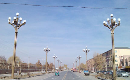 新疆阿拉尔——“芙蓉中华”灯