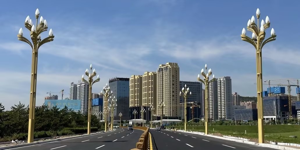 陕西榆林 | 玉兰灯映府谷，黄河路上璀璨生辉